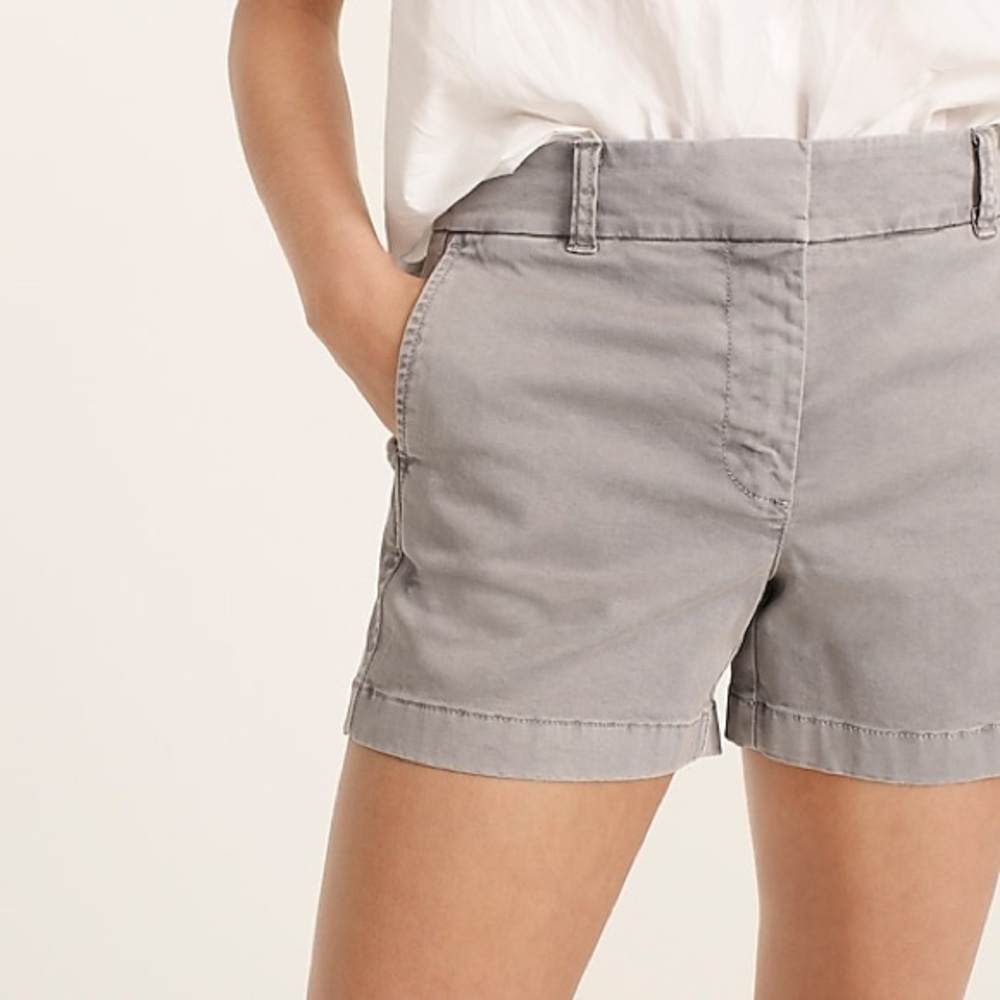J.Crew 4" stretch chino short